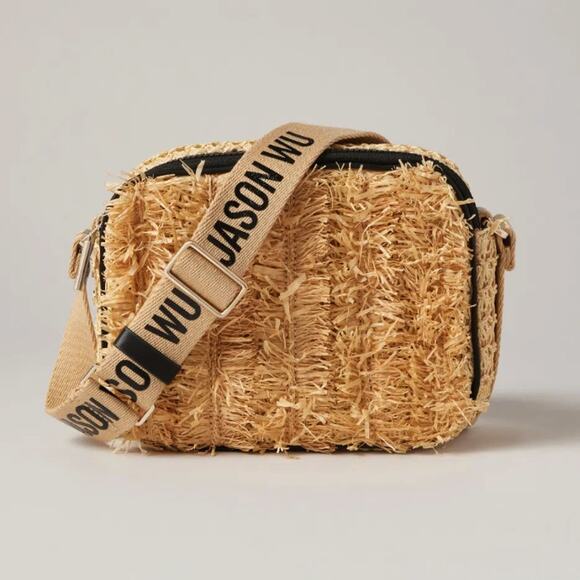 Jason Wu Accessories Sylvia Straw Crossbody - Picture 1 of 10